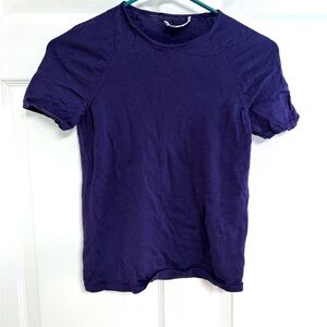 Women’s Vintage Miss V Valentino Purple Wool Top